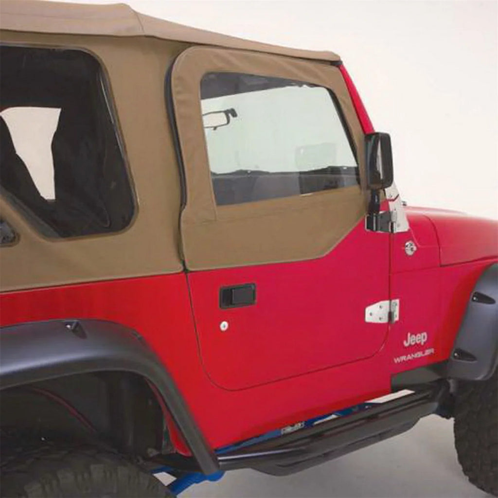 With Spice Kit Upper With 1997-2006 TJ, Complete For Soft Jeep Soft Denim Hardware Doors, Rampage Top Frame RealTruck 68317 Wrangler & by