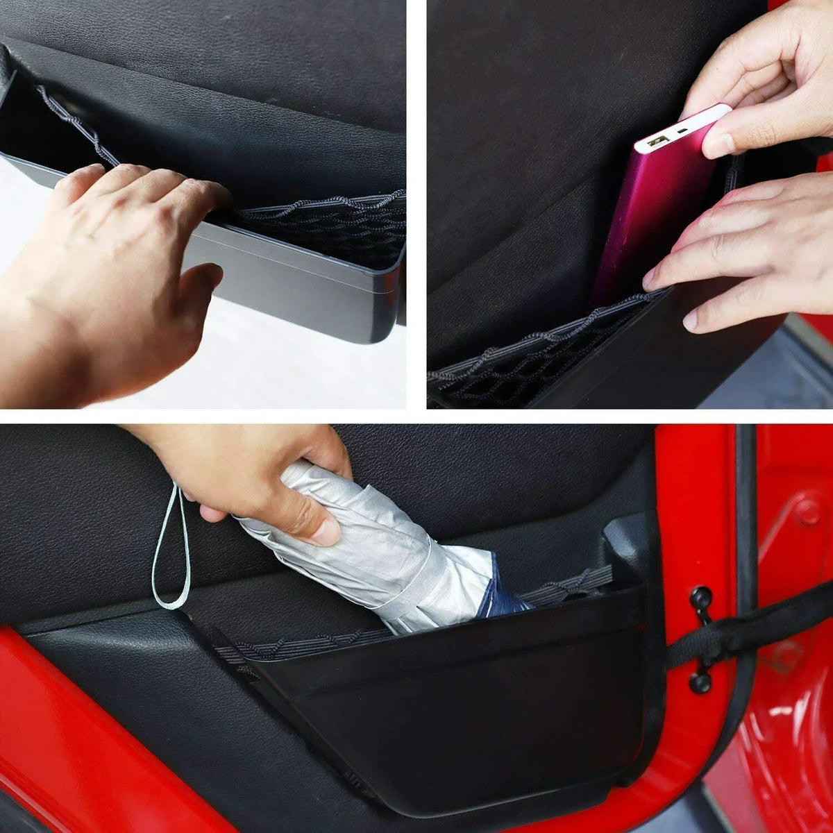 Pockets Door Teledu Front/Rear Insert Storage Organizer Box