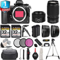 Z6 Camera + + PC 28mm Filter VR Lens II Mirrorless + f/2.8 64GB 50-250mm Handbag Lens with f/4.5-6.3 Set Nikon + 3