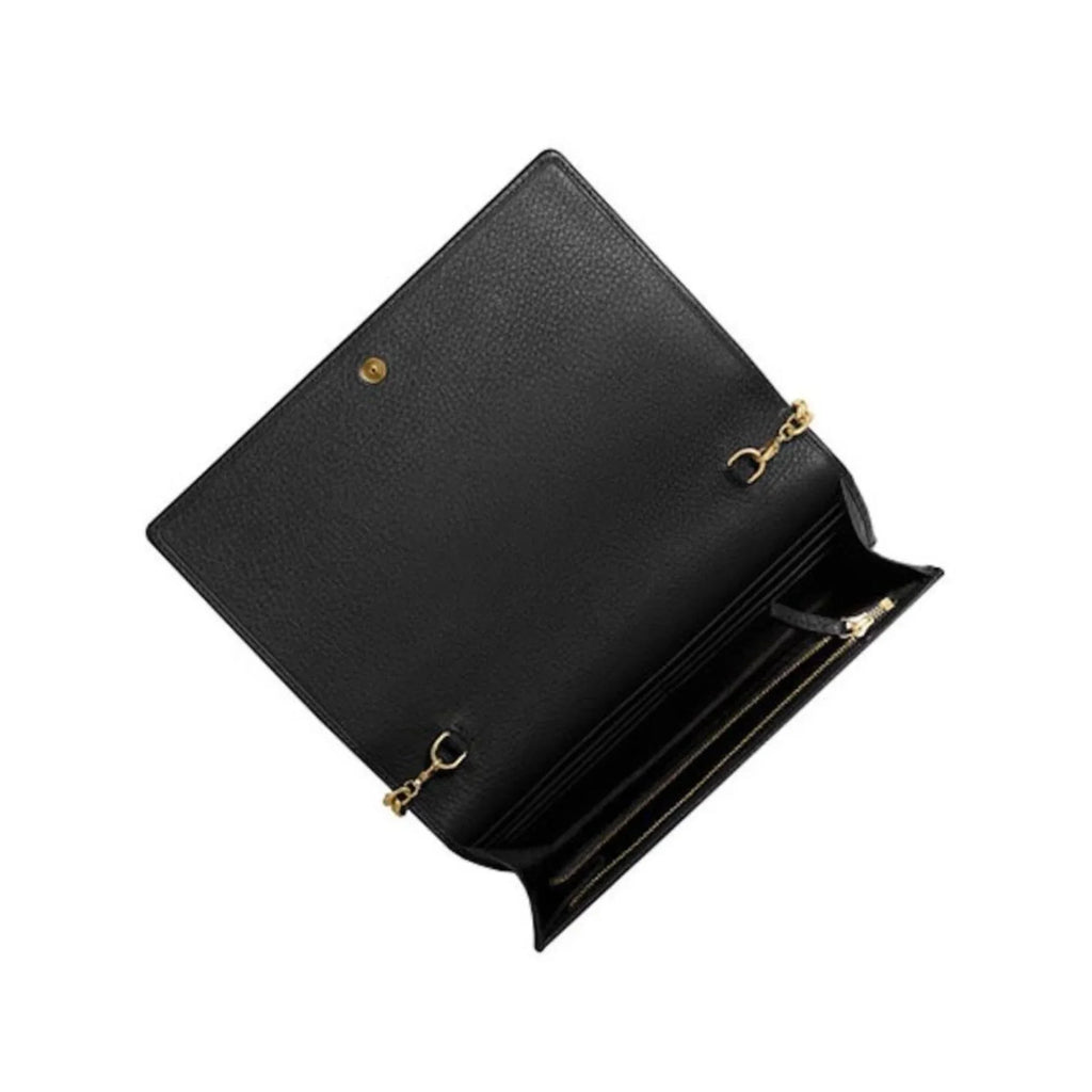 Wallet Body Chain Bag Cross Black on Soho Leather