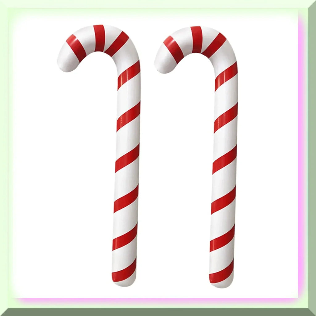 Cane Candy Pool Candy 2 Jumbo for Festive Cane Floats exterior Inflatable Balloons - Decorations Pack Displays and