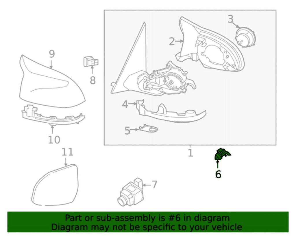Set Genuine For Mounts Camera Of OE New Ext 51168496622 (2020-2022)