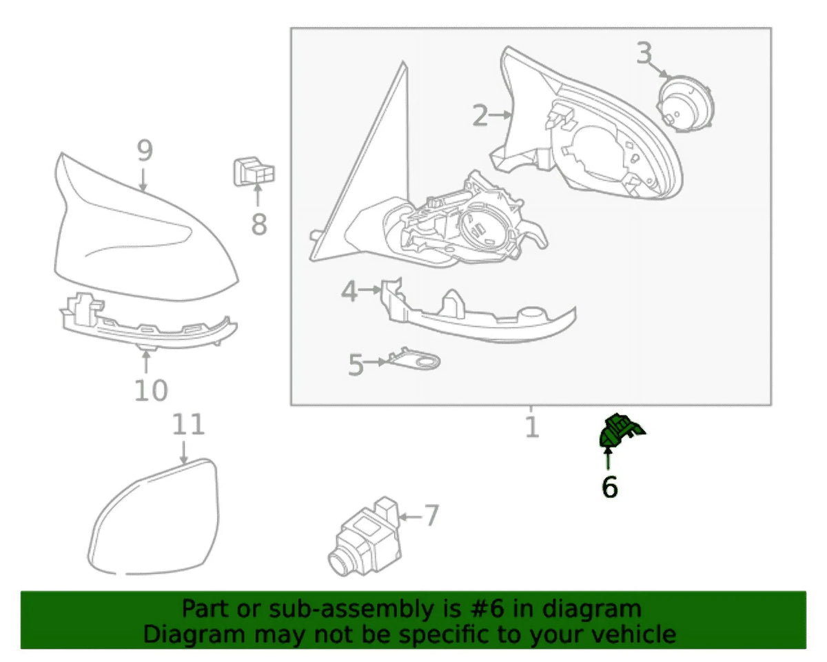 Set Genuine For Mounts Camera Of OE New Ext 51168496622 (2020-2022)