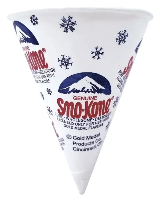 Quantity Snow Medal of 5000-Count 1 1060 - Cone Sno-Kone Cups Gold