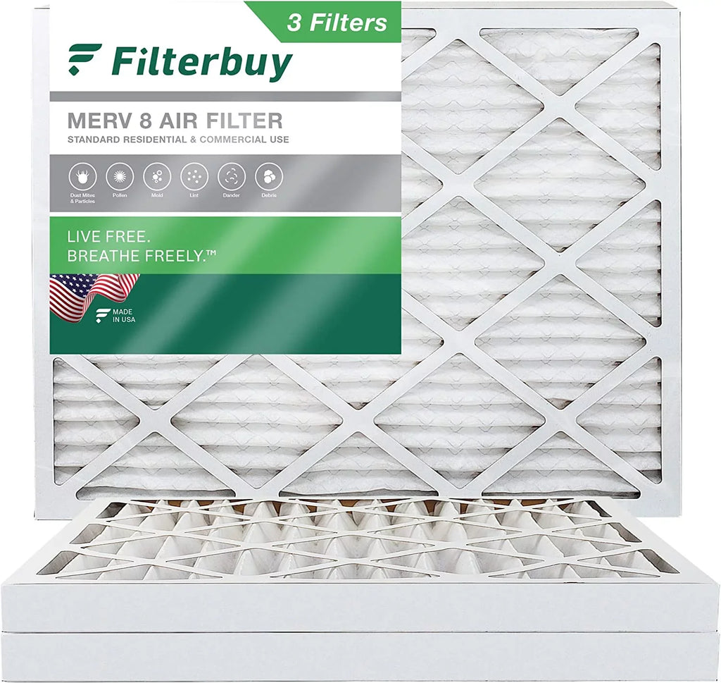 Air AC MERV 12x18x2 (3-Pack) Pleated Filters Furnace HVAC Filterbuy 8