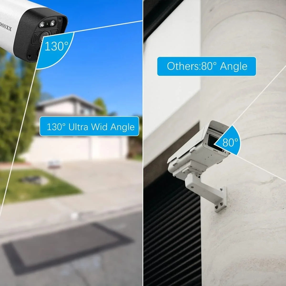 6pcs with 2TB system, Security cameras by System}, pre-installed Home Camera Surveillance 2K OOSSXX Solar 3.0MP {100% Hard solar NVR, Wireless 8-channel Wire-free Drive