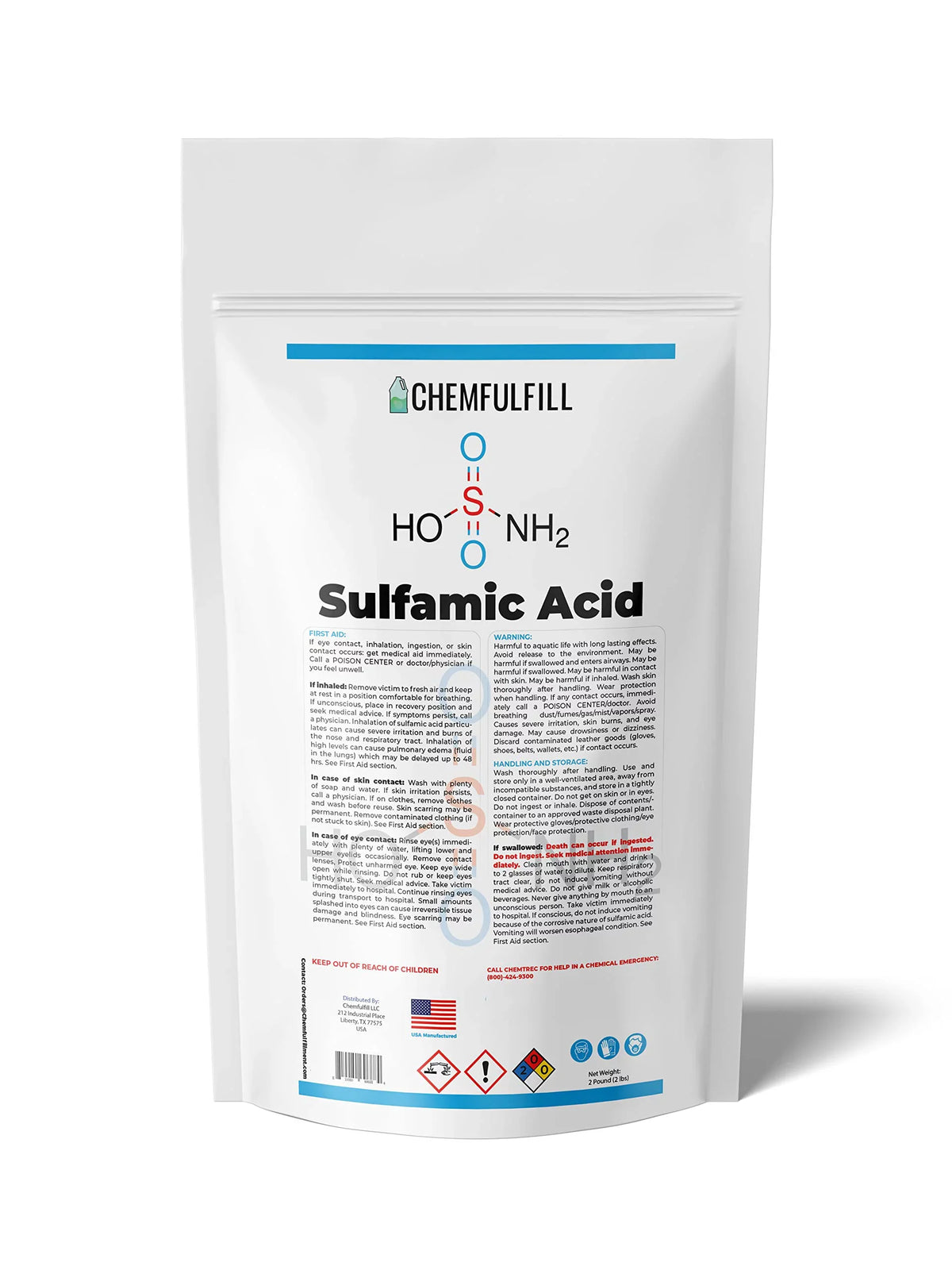 (5 Polishing Descaling, Pounds Sulfamic Chemfulfill Cleaning, lbs)) (5 Acid �