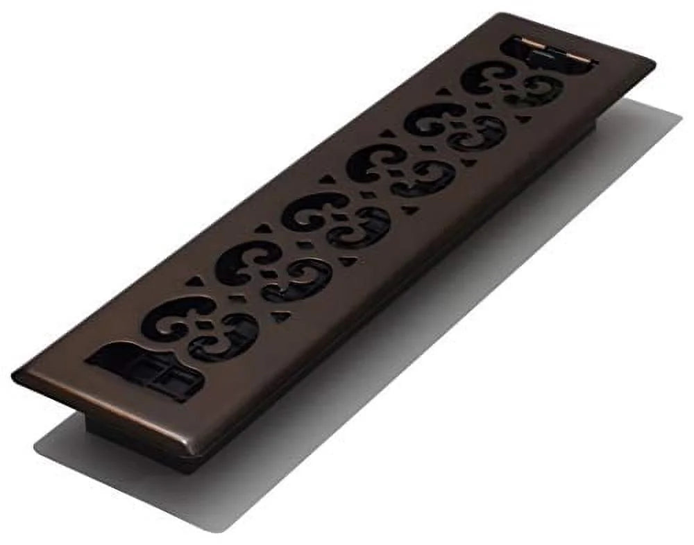 SPH214-RB Decor Rubbed Grates 2x14, Finish Register, Floor Bronze