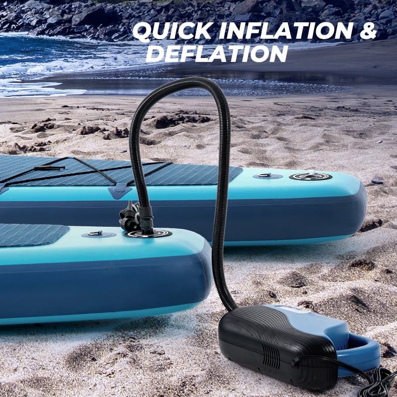 Inflatable with Pump, Premium (12' Paddle Air Fin, x ft 12 32'' 6'') ELECTRONIC x Leash, SUP KLOKICK