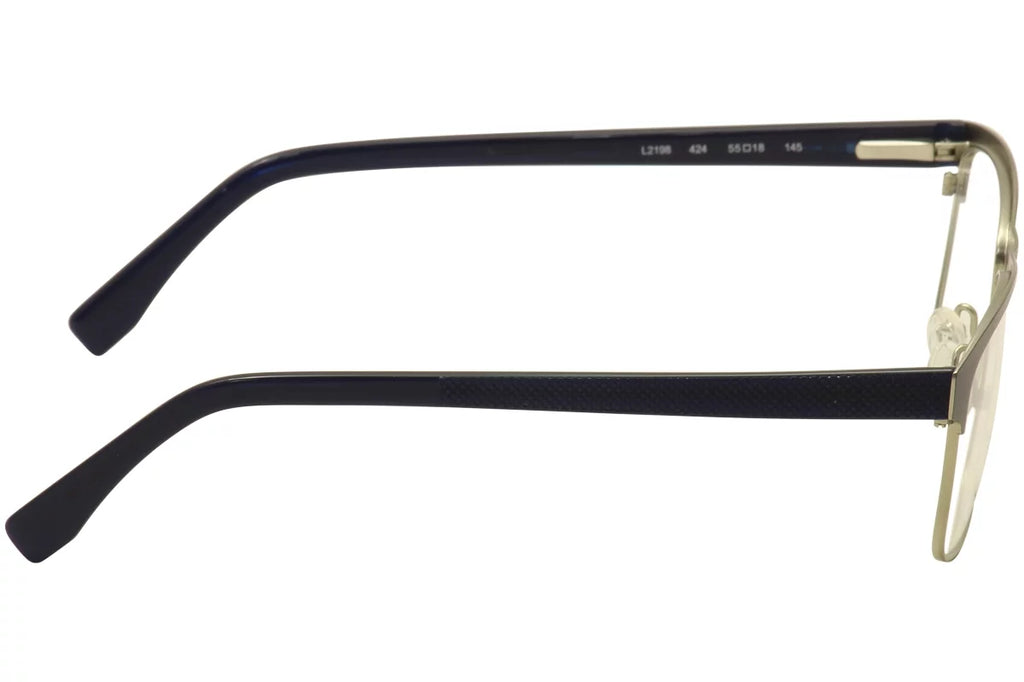 424 Lacoste Matte Eyeglasses L2198 Blue