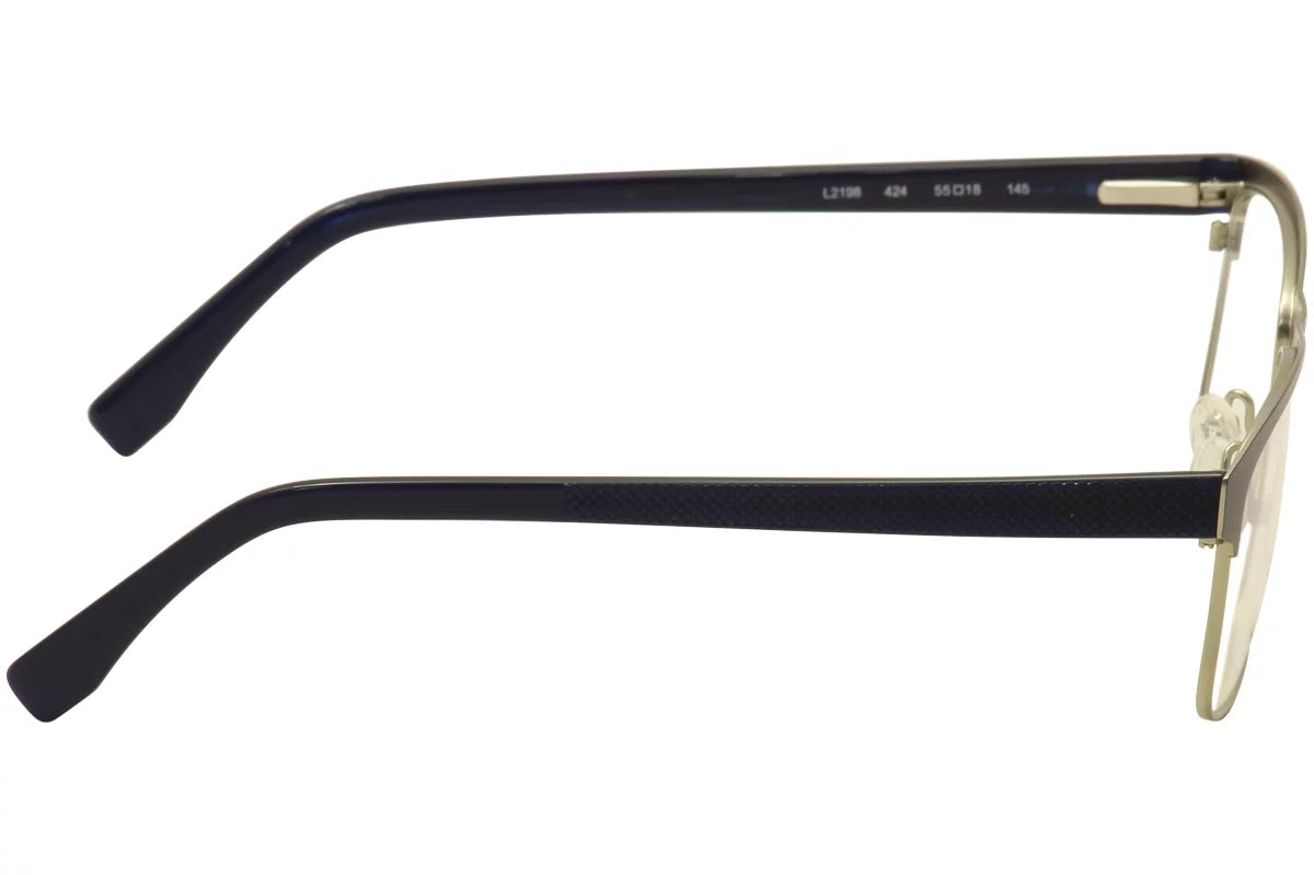 424 Lacoste Matte Eyeglasses L2198 Blue