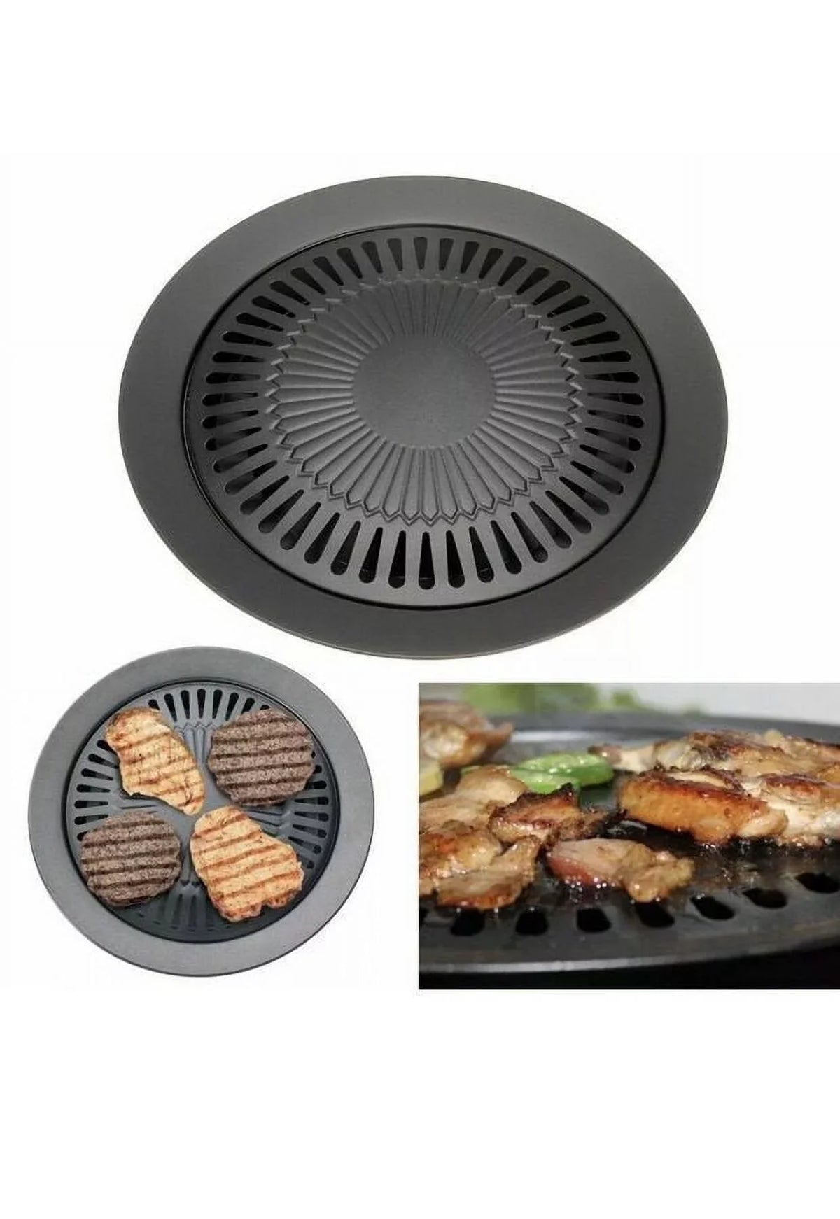 Stove Korean Grill Kitchen For Stovetop Bbq Smokeless Indoor exterior Gas Top Pan