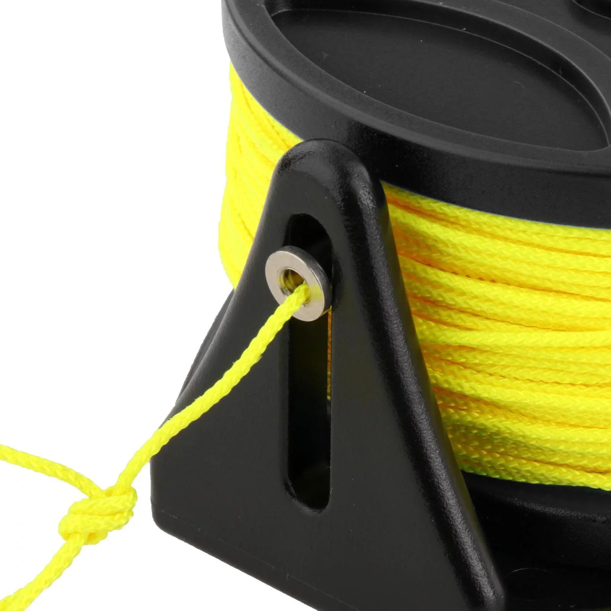 Recreational 83 Exploration Safety Scuba Duty Reel Fishing Diving Underwater Heavy Gear for Kayak Wreck meters Anchor Handle Black Spear