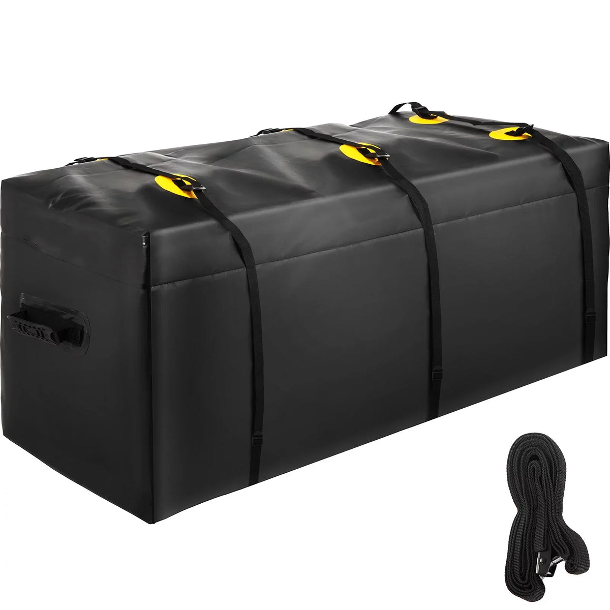for Bag, PVC, Bag SUV Hitch Feet), Cubic Hitch Vans Carrier Truck Waterproof BENTISM Reinforced Straps, Heavy 840D Car Cargo (22 Duty with Hitch Cargo Carrier Fits Basket 60"x24"x26"