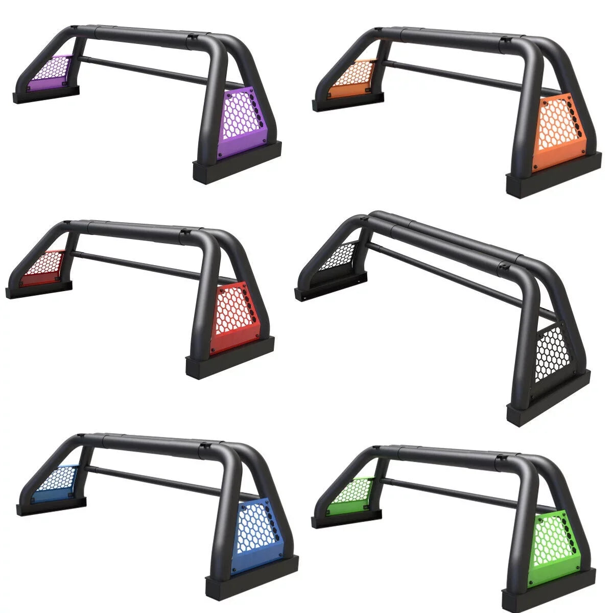 62.9-74.7" Ranger Bar 2019-2023 Rack Chase For Adjustable Sport Bed Truck Fit Roll Bar