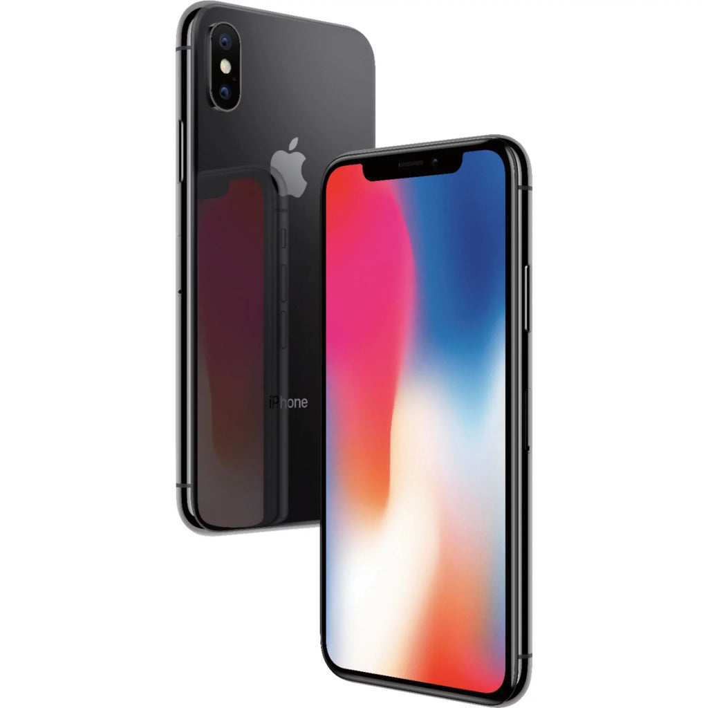 AT&T Unlocked GSM iPhone Gray (Refurbished) T-Mobile Space a1901 Restored X 256GB