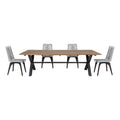 exterior and Live Set Piece Eucalyptus Island Dining 5 Edge Rope in Glendora