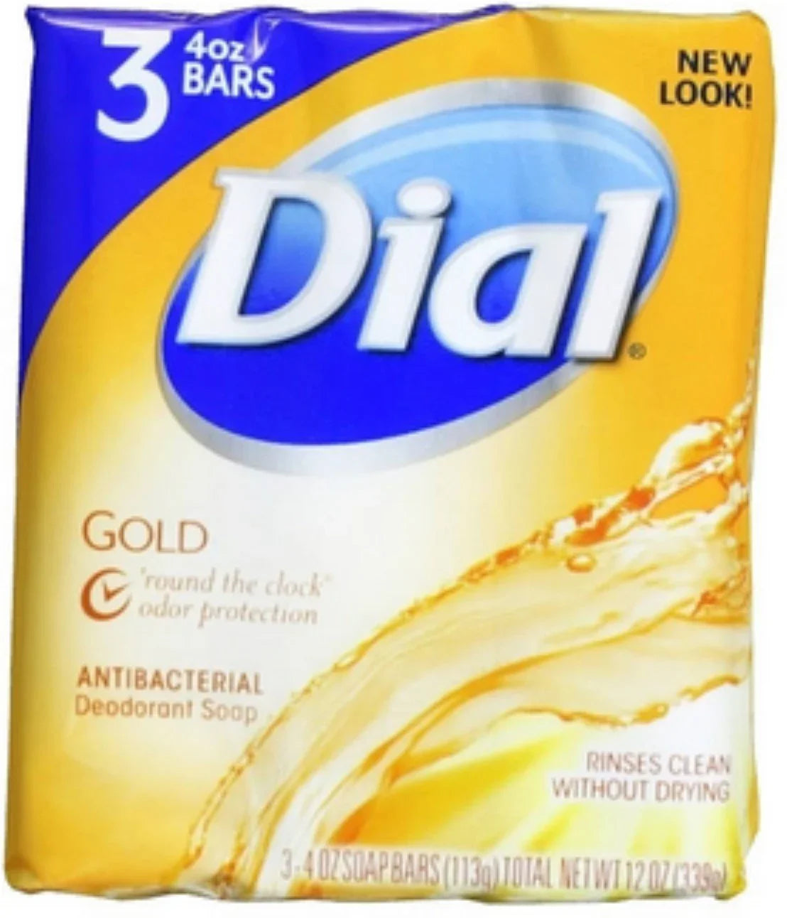 Soap Deodorant oz bars, of ea Gold, Pack Dial 3 4 Antibacterial 6 Bar,