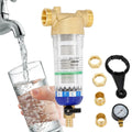 Down liquid Spin Filter Reusable Mesh Filter Sediment 3/4" 50℃ Inch liquid System