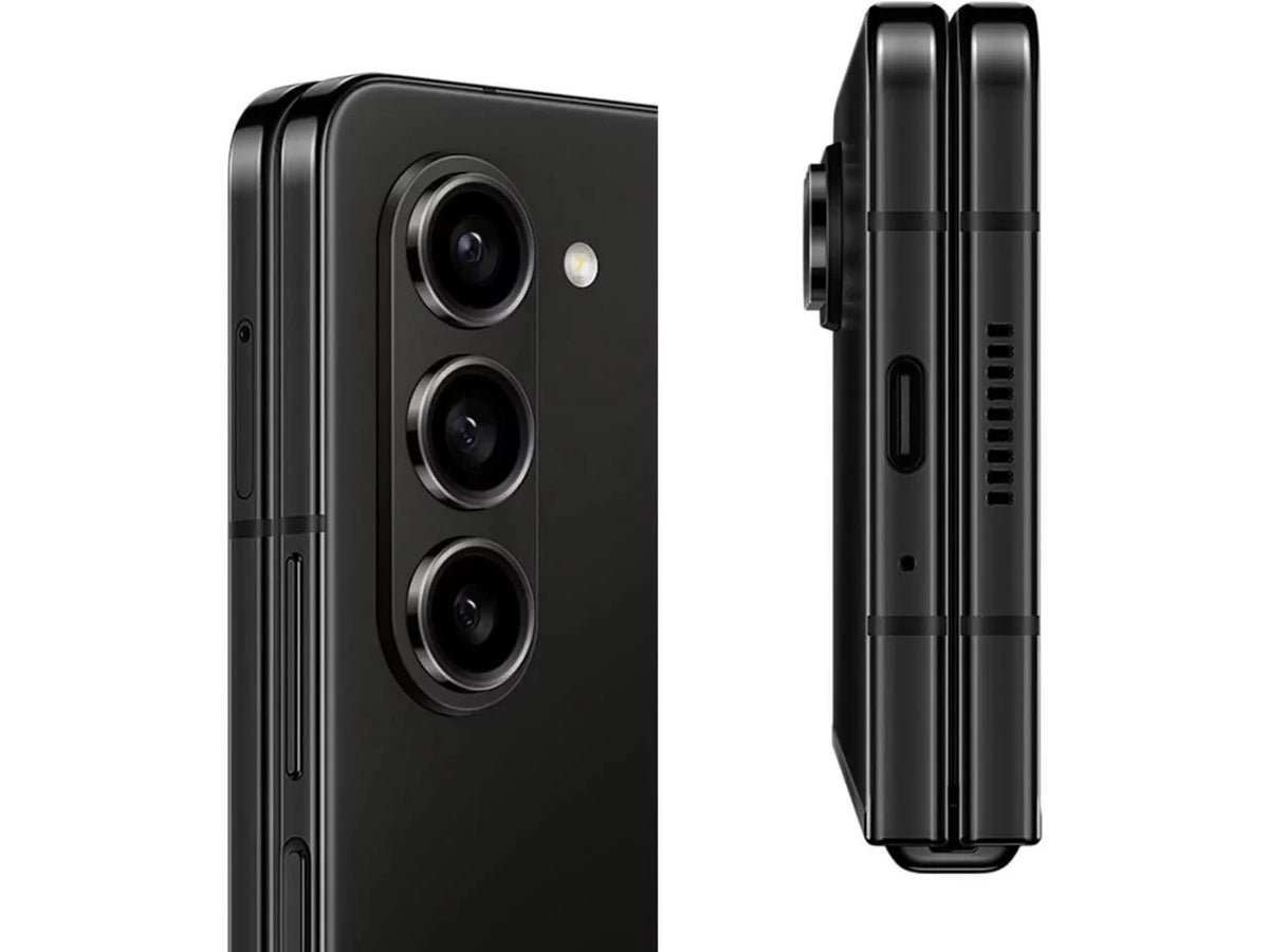 US Control, Hands-Free Fold Streaming, 512GB, Android 7.6” Gaming, 2023, Black Version, Z Smartphone, View, Galaxy Factory Phantom Big App Screen Dual Unlocked for One-Hand Phone, Cell Use, 5