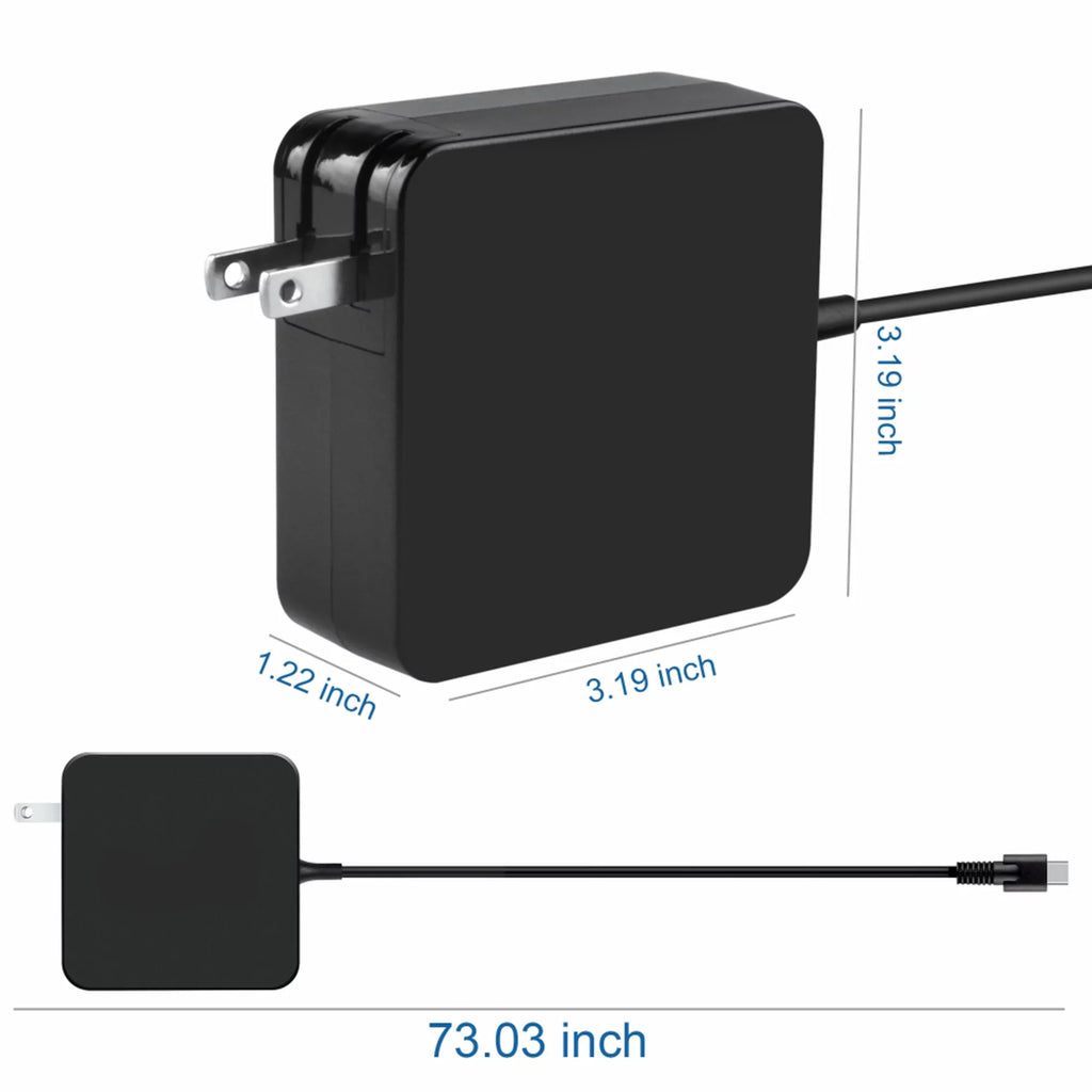 Cord 7390 Supply AC Latitude PC Cable Power FITE Charger ON Adapter for 90W 2-in-1