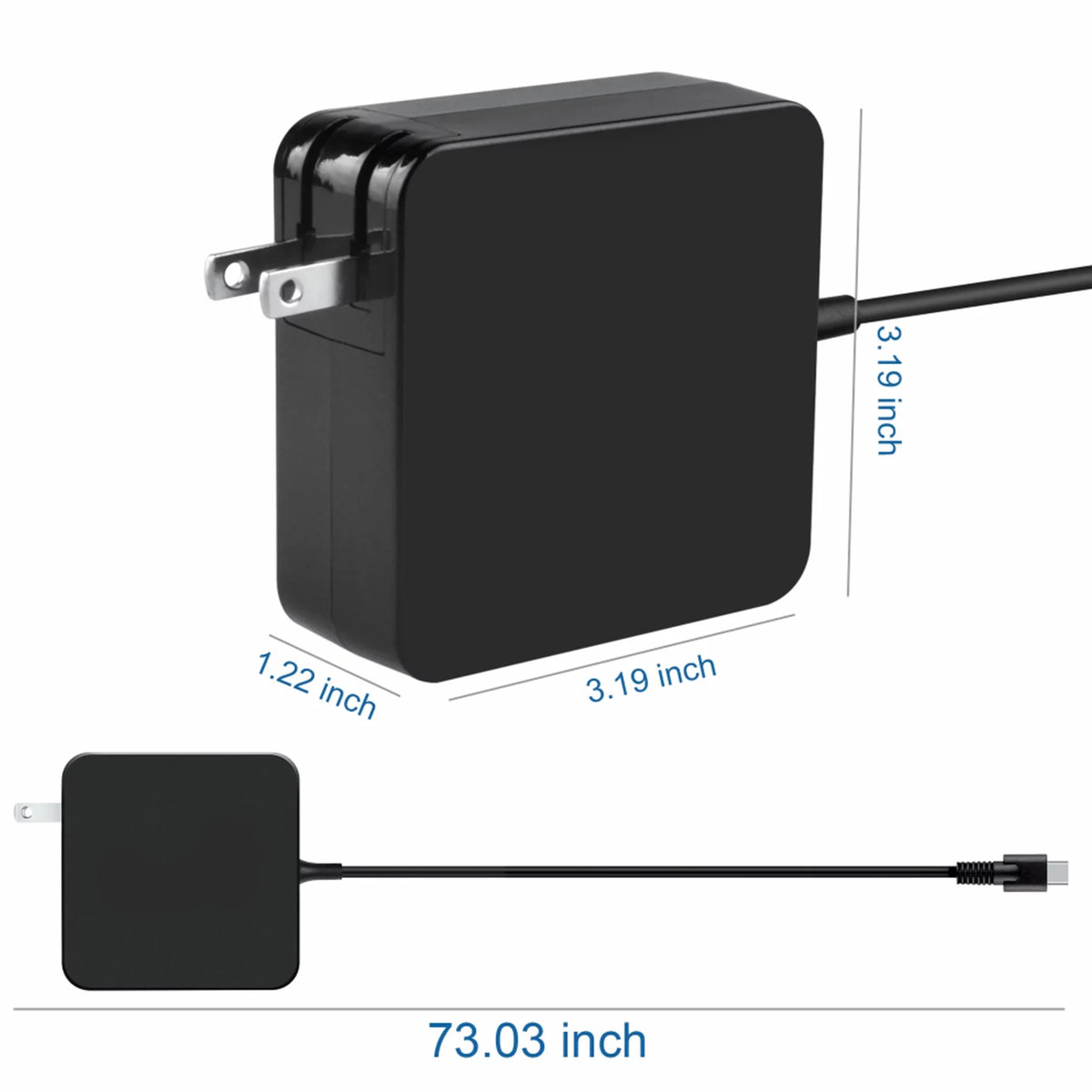 Cord 7390 Supply AC Latitude PC Cable Power FITE Charger ON Adapter for 90W 2-in-1