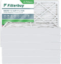 Furnace Filterbuy AC HVAC Pleated 13 (6-Pack) MERV Air Filters 10x16x4