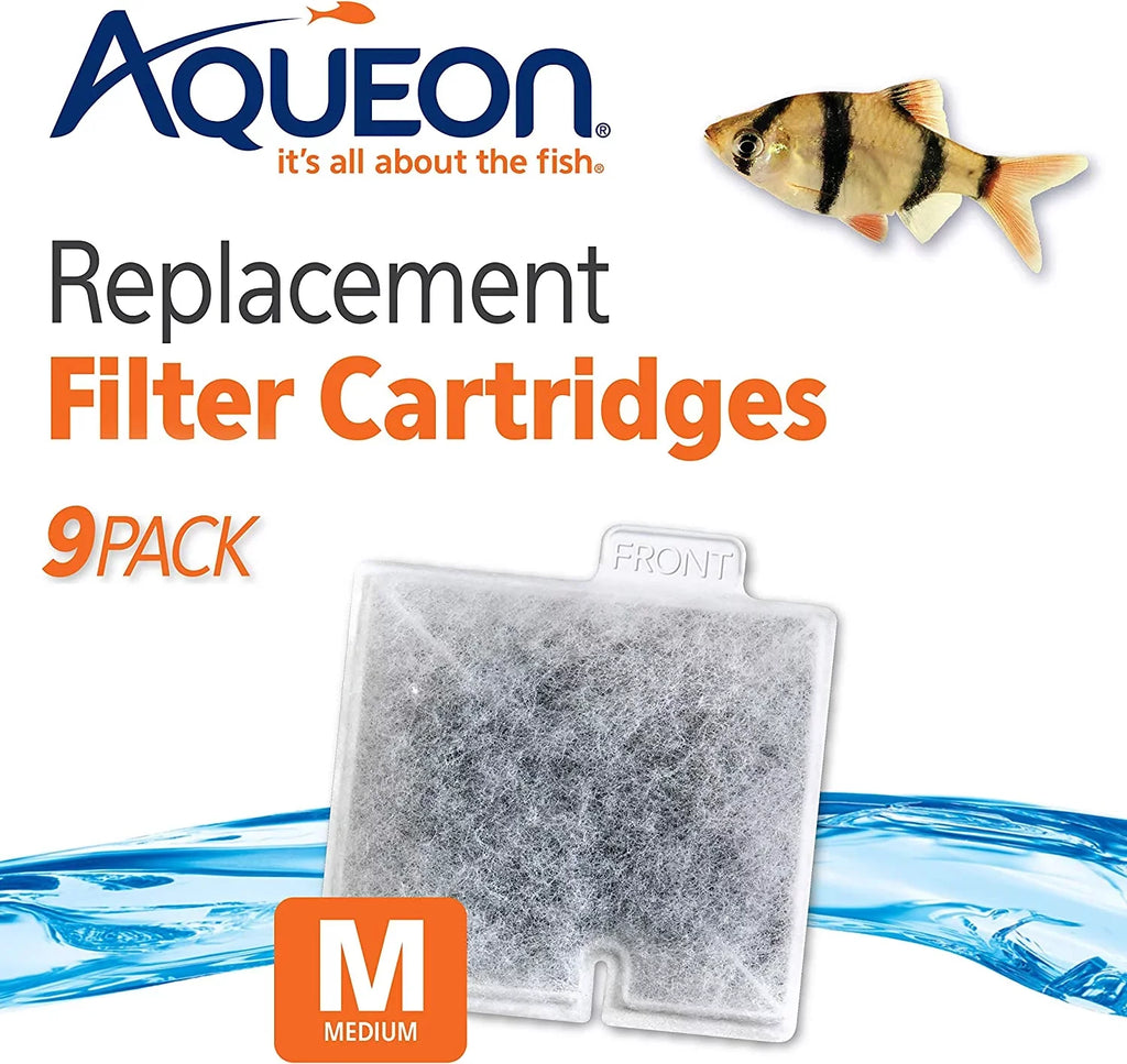 '- Cartridges Replacement Pack Filter Medium Aqueon 9