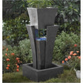 liquid with Raining Hill Led Bowery Fountain Light Planter