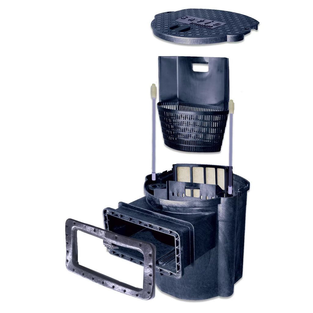16" filter Large Ponds HALF 32 UV and liquid - watt HOUVSKIM64 Skimmer Gardens (2) for Clarifiers OFF PONDS with