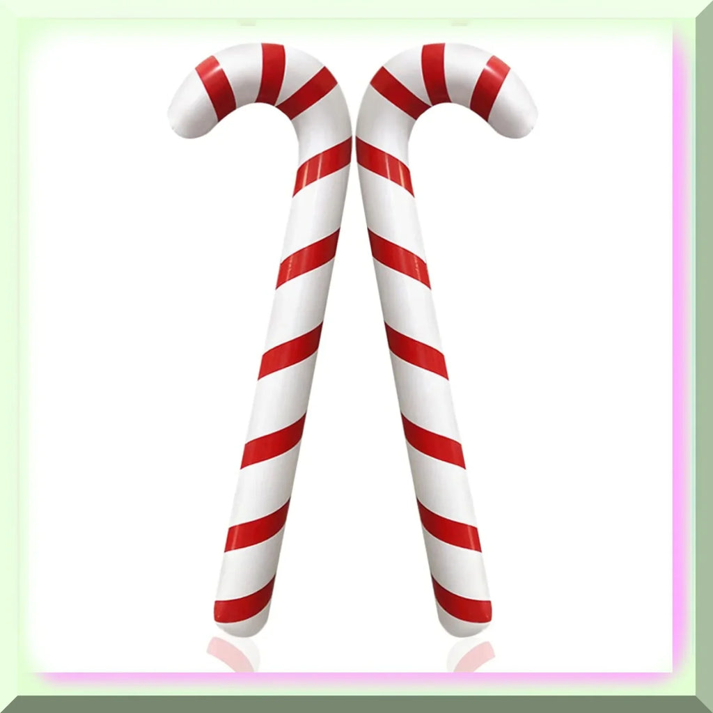 Cane Candy Pool Candy 2 Jumbo for Festive Cane Floats exterior Inflatable Balloons - Decorations Pack Displays and