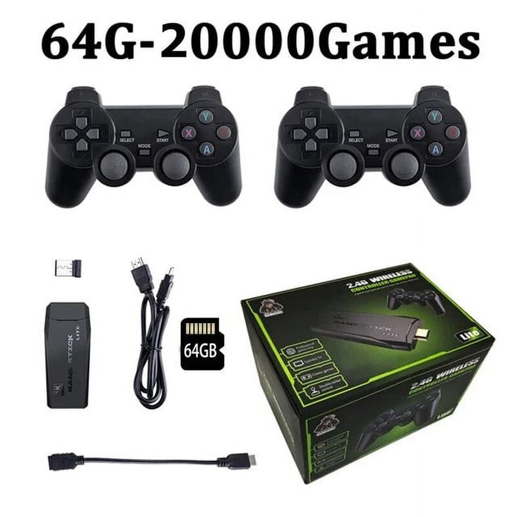 Stick Emulators 4K Console Controller 2.4G With 20000 TV Game Wireless Games For 12 PS1/FC/GBA/MAME/MD M8 HD Video Game Classic