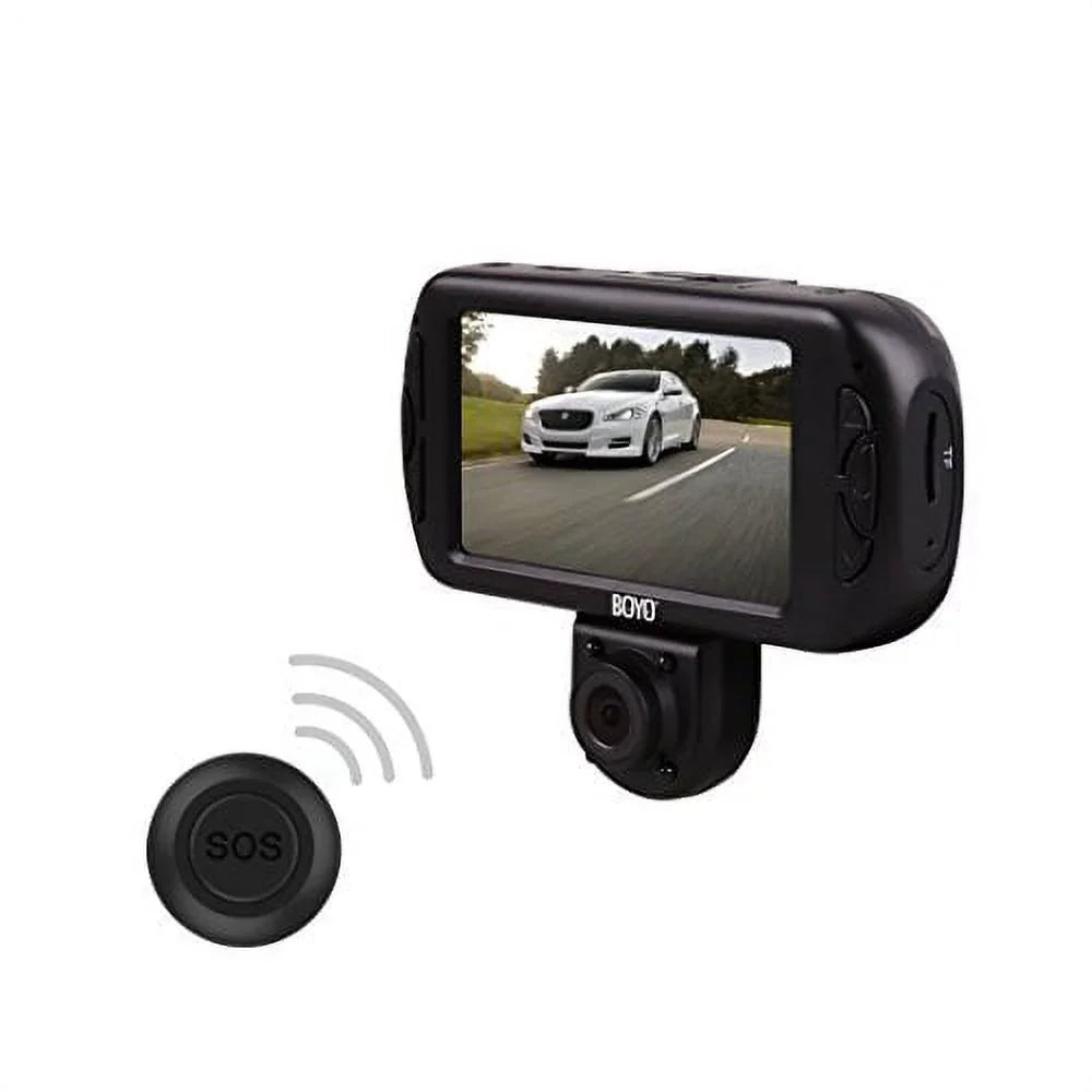 '- 2-Channel BOYO Dash Full VTR217GW Recorder Cam HD