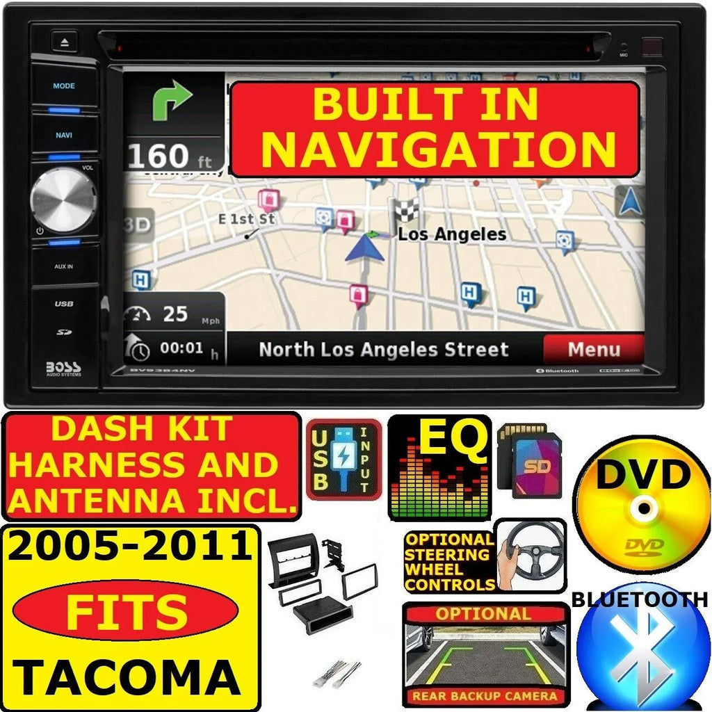 ANDROID BLUETOOTH RADIO CARPLAY 05-11 CD/DVD USB STEREO NAVIGATION CAR AUTO TACOMA FOR