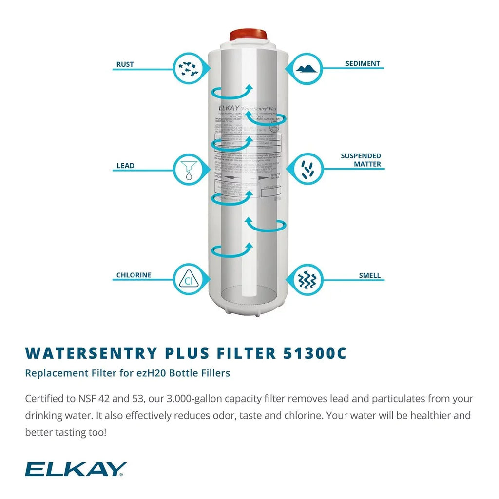 EZH20 Level Elkay Station Bi + Bottle Filling Filter & Fountain Replacement