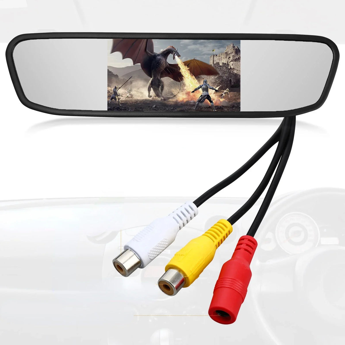 Camera,Vehicles Cheefull Rear 4.3" Vision Camera Night Car Cam Driving View System Reverse Backup Mirror Parking