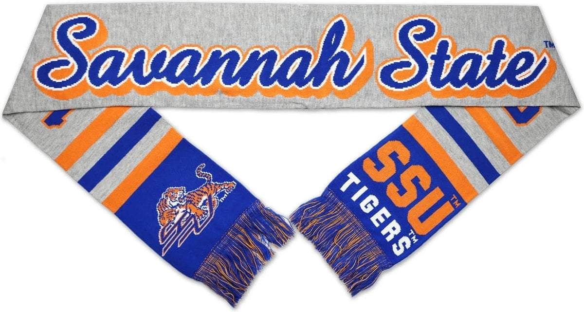 80" Big State Boy 7"] x [Royal - Blue Knit Scarf S5 Tigers Savannah