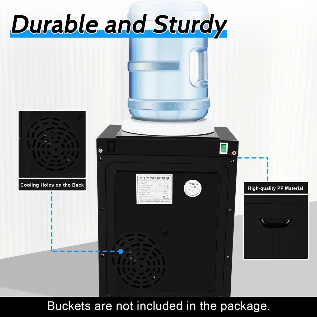 Dispenser 5 Loading Gallon Office 110V Top liquid Oukaning Hot Cold liquid & Home