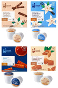 and Toasted and of Cinnamon 4 Pods Brulee Bundle Vanilla Single Flavored Trade Count(Pack Gather Coffee Caramel, Good Naturally Certified,16 of Vanilla, Salted Serve Bean Carmel Fair 4) Almond Flavors