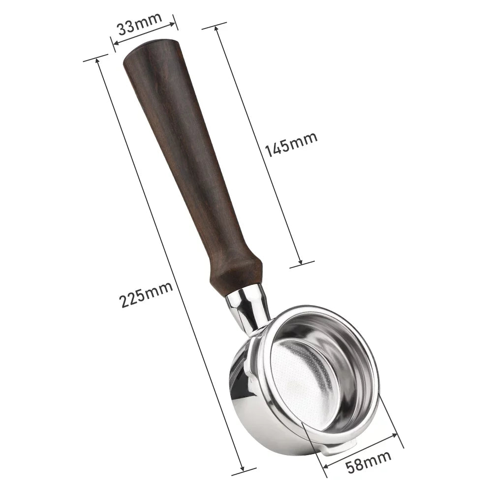 Calphalon Temp Barsetto Cup Ears Replacement 3 58Mm For Ba101 Bottomless Stainless Ba102 Steel Handle Wooden Filter Naked Coffee Iq Basket Portafilter