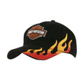 flame cotton Headwear 4226 with USA embroidery heavy Brushed twill