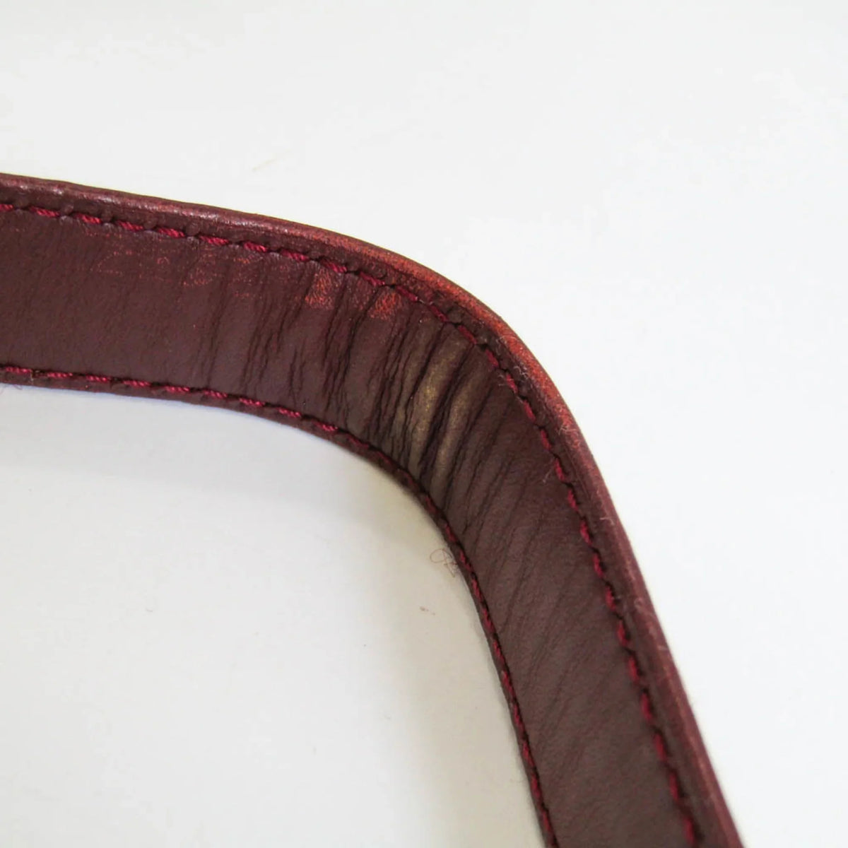 Women's Bag Must Pre-Owned Leather (Good) Shoulder Cartier Bordeaux