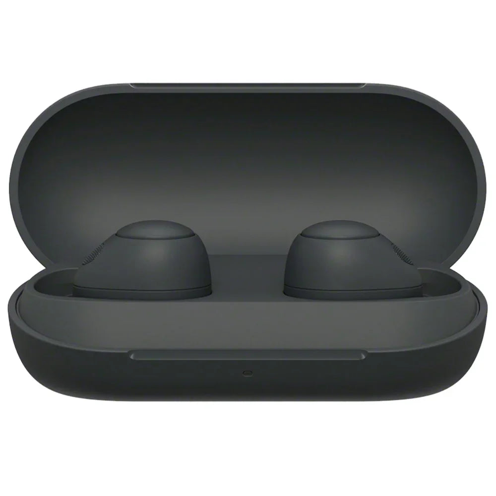 WF-C700N and Mic liquid Box IPX4 Earbud with Wireless Headphones Truly Bluetooth Resistance, in-Ear Noise Open Canceling Black