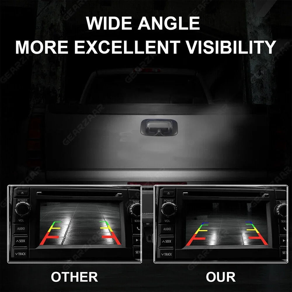 View Camera Night Backup -15130742 Vision Handle Tailgate Free GMC For High Rear Direct Replacement Shipping Resolution Rear Silverado/Sierra Chevy