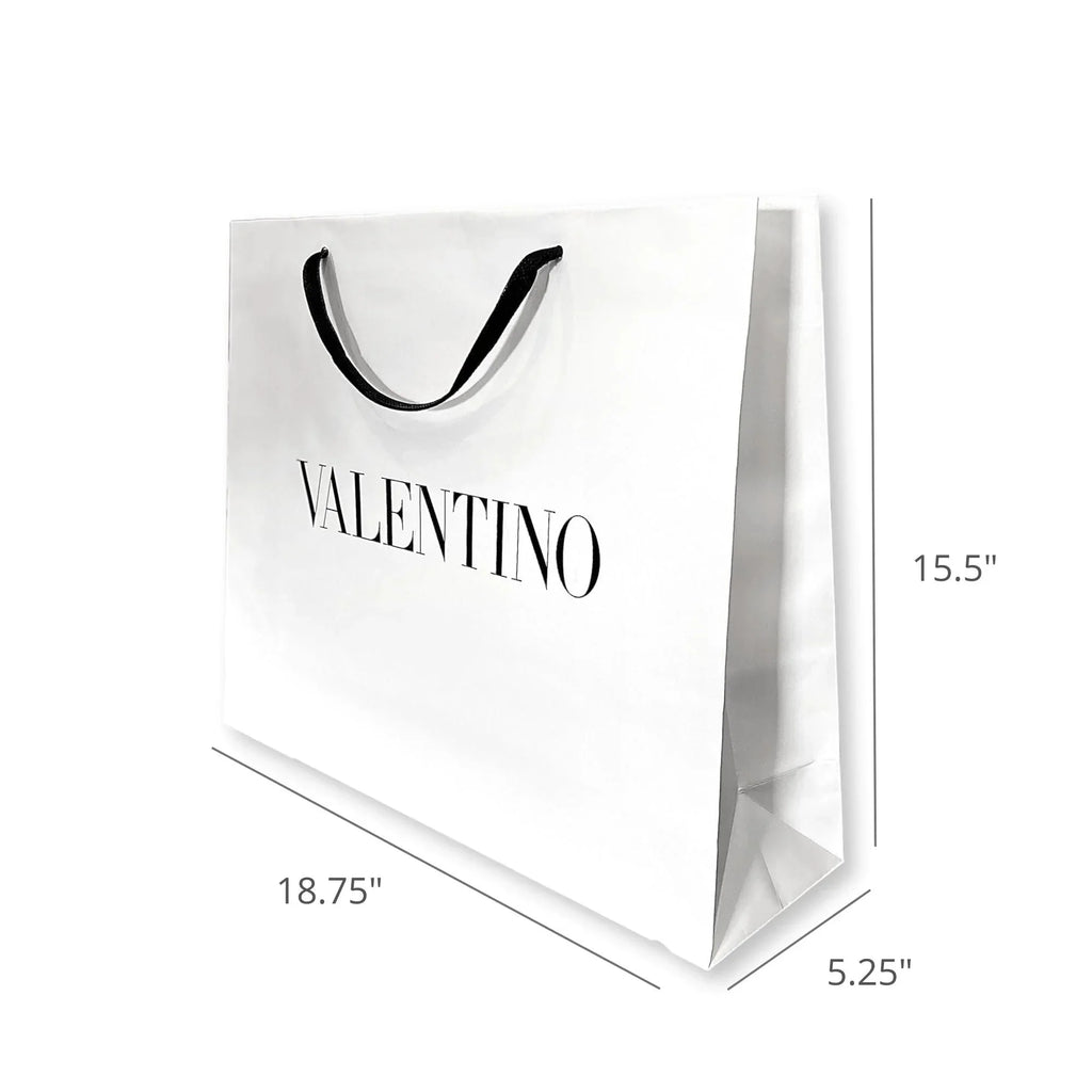 Garavani Medium White Packaging Gift Bag Designer Shopping Valentino