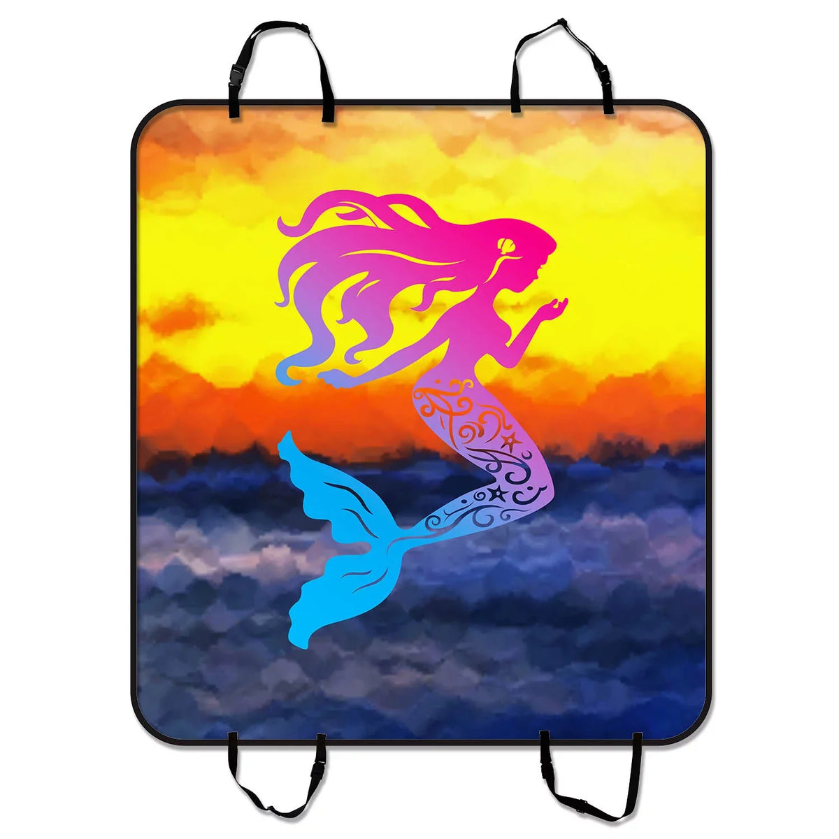 Car and Cargo Hammock Trunk Mat Car SUV Seat GCKG Mat Trucks Pet Cover,Mermaid Cars Seat Seat Car inches Pet Dog Cover Mat Mermaid 54x60 For