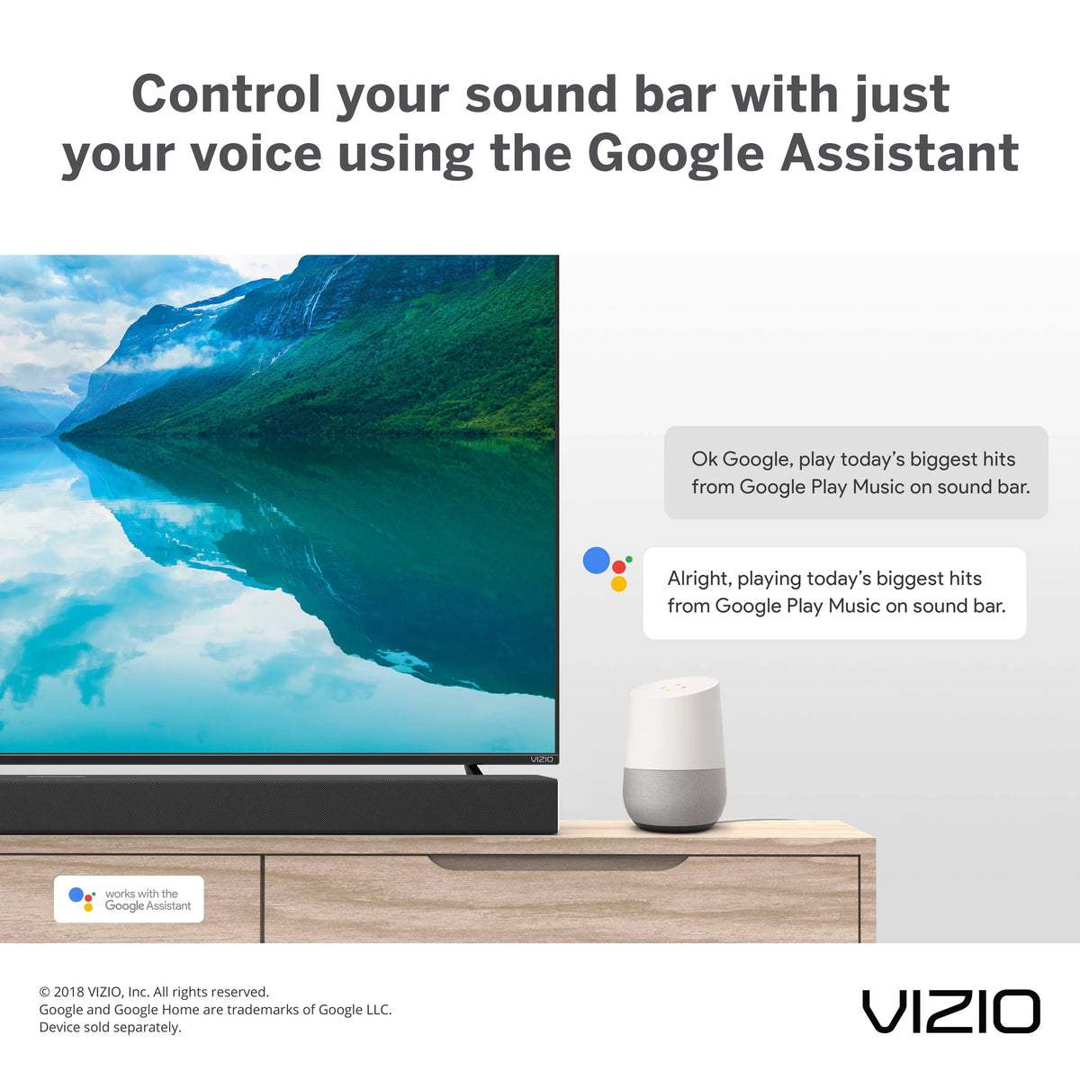 Theater Home with Sound System 3.1.2 VIZIO Dolby Atmos® 46"
