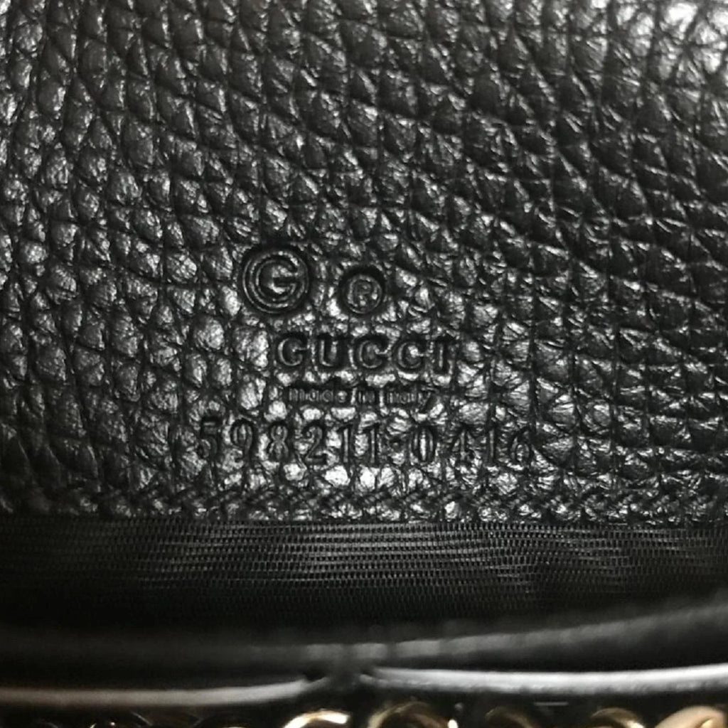 Wallet Body Chain Bag Cross Black on Soho Leather