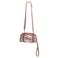 Cross KB Body Upcycled handbag OHLAY purse women bag Leather Canvas western KB315 Genuine