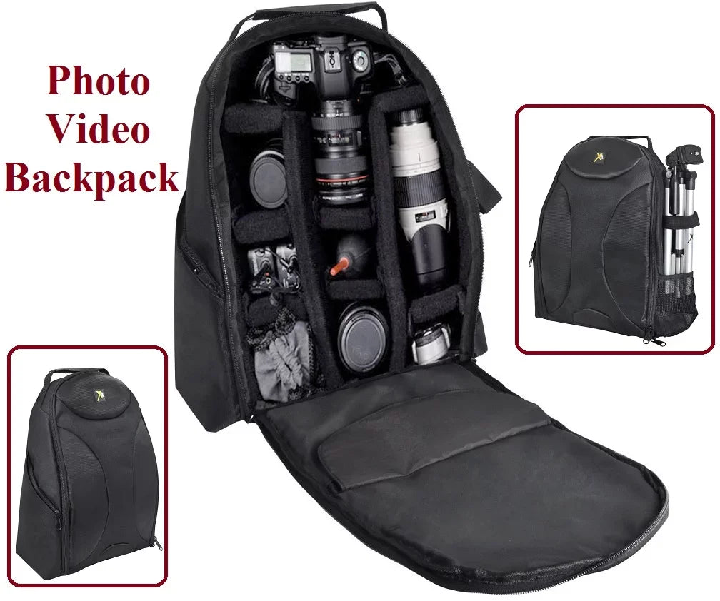 Pentax Camera Nikon Panasonic For Camera Bag Backpack Camcorder Case Canon Large